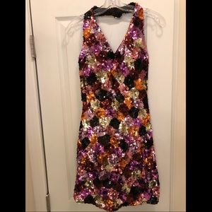 Multicolor Sequin dress- perfect for New Years!